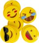 Craft With Fun Αυτοκόλλητα Διακοσμητικά Emoji από Αφρώδες Υλικό EVA, 8 Τεμάχια