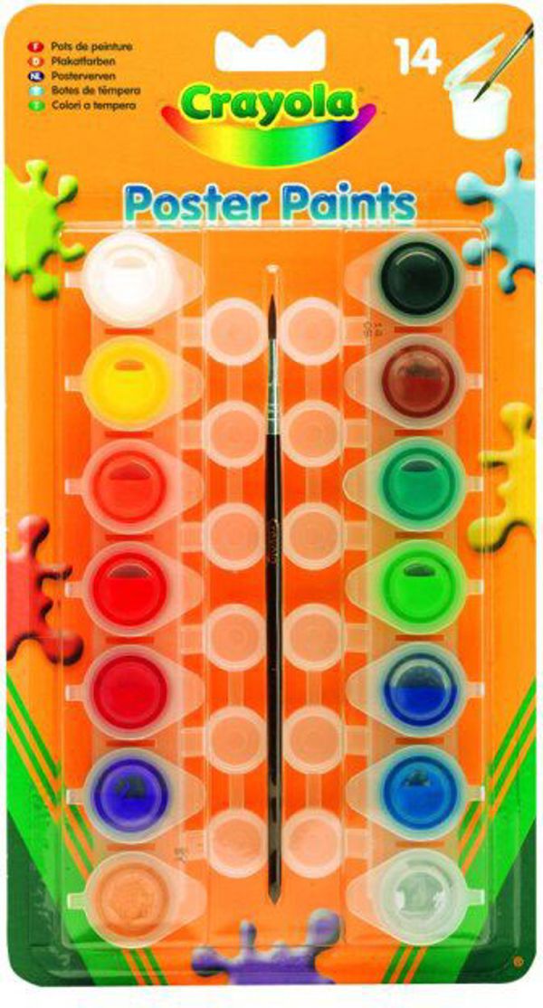 Crayola CRAYOLA Farby Plakatowe 14 szt. - 3978