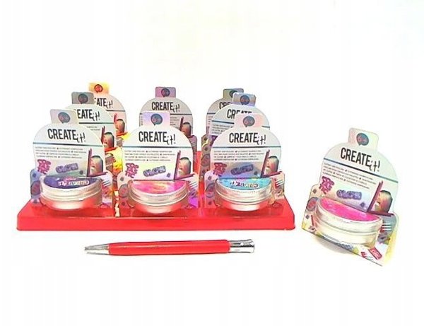 Create It! Maskara z brokatem
