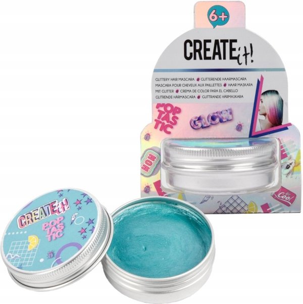 Create It! Maskara z brokatem