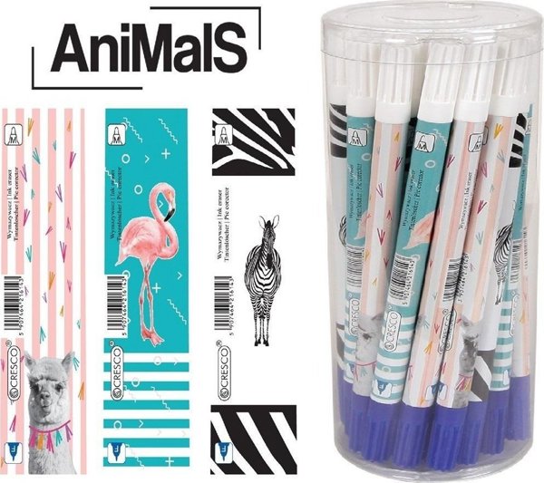 Cresco GoPen Animals Σβήστρα Μελανιού, Διορθωτικό Στυλό για Μελάνι, 30 Τεμάχια