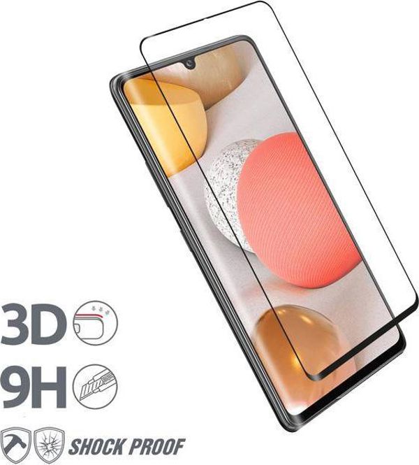 Crong 3D Armor Glass για Samsung Galaxy A42 5G - Προστατευτικό Γυαλί Οθόνης 9H Full Glue