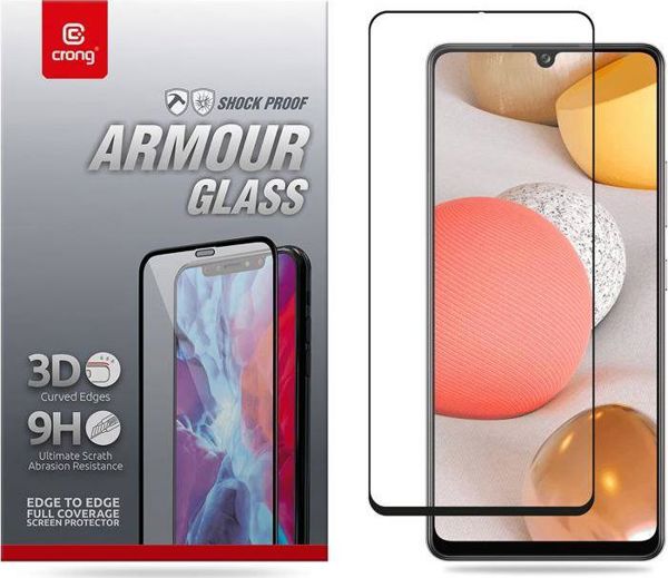 Crong 3D Armor Glass για Samsung Galaxy A42 5G - Προστατευτικό Γυαλί Οθόνης 9H Full Glue