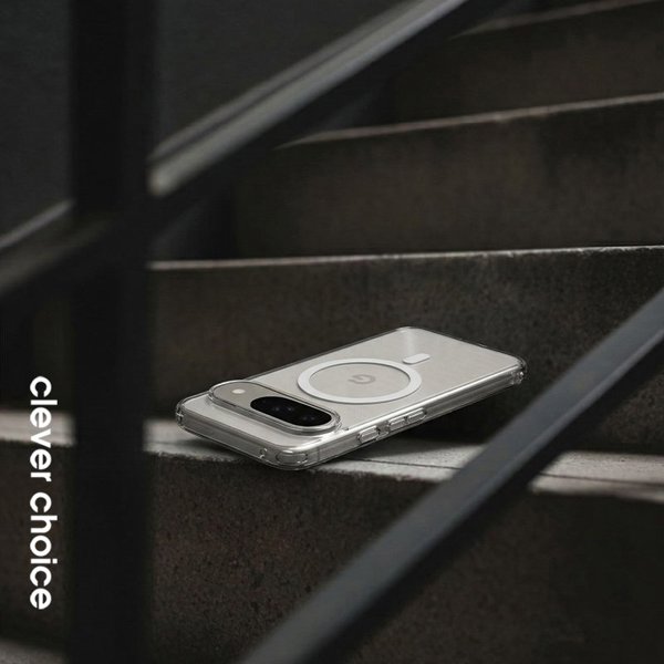 Crong Θήκη Hybrid Clear Magnetic για Xiaomi Redmi Note 15 Pro MagSafe, Διαφανής