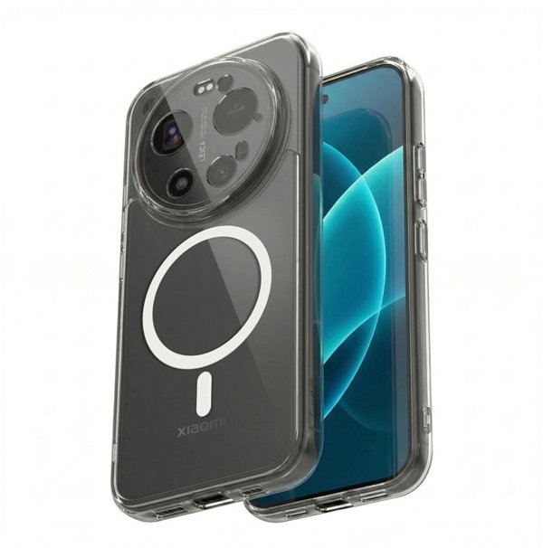 Θήκη Crong Hybrid Clear MagSafe για Xiaomi 13 Ultra, Διάφανη