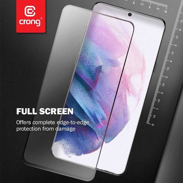 Crong 7D Nano Flexible Γυαλί Προστασίας Οθόνης για Samsung Galaxy S21+ (9H)