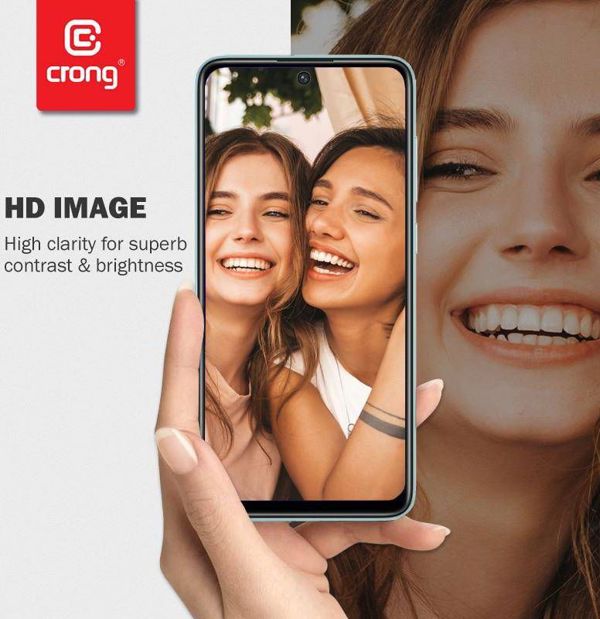 Crong 7D Nano Flexible Γυαλί Προστασίας Οθόνης για Samsung Galaxy S21+ (9H)