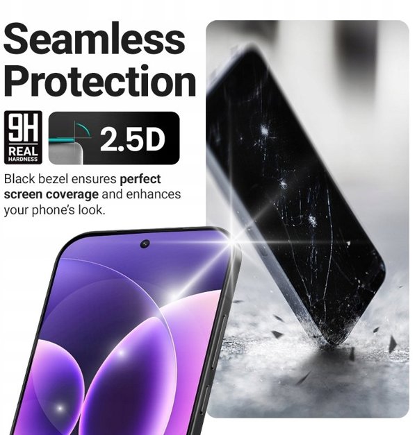 Crong 3D Armour Glass Lite Προστατευτικό Οθόνης για Google Pixel 10a