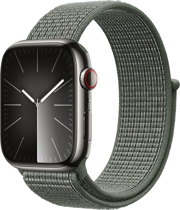 Crong Αθλητικό Λουράκι Nylon για Apple Watch 38/40/41/42mm - Military Green