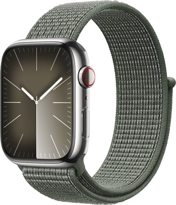 Crong Αθλητικό Λουράκι Nylon για Apple Watch 38/40/41/42mm - Military Green