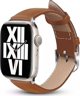 Crong Noble Band Λουράκι από Φυσικό Δέρμα για Apple Watch 42/44/45/49mm - Καφέ
