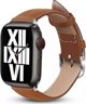 Crong Noble Band Λουράκι από Φυσικό Δέρμα για Apple Watch 42/44/45/49mm - Καφέ