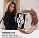 Crong Noble Band Λουράκι από Φυσικό Δέρμα για Apple Watch 42/44/45/49mm - Καφέ