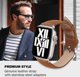 Crong Noble Band Λουράκι από Φυσικό Δέρμα για Apple Watch 42/44/45/49mm - Καφέ