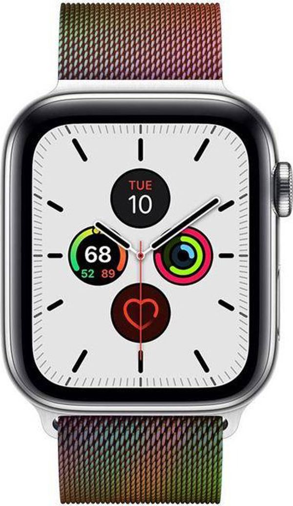 Crong Milano Steel Λουράκι Apple Watch 38/40mm, Ανοξείδωτο Ατσάλι, Ιριδίζον