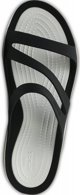 Crocs Swiftwater Sandal Γυναικεία Σανδάλια, Μαύρο-Άσπρο, 203998 066, Μέγεθος 34-35
