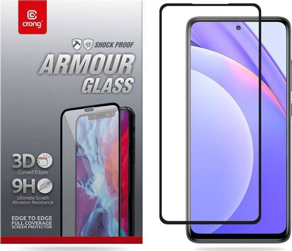 Crong 3D Armor Glass Προστατευτικό Οθόνης Xiaomi Mi 10T Lite – Γυαλί Ασφαλείας 9H Full Glue