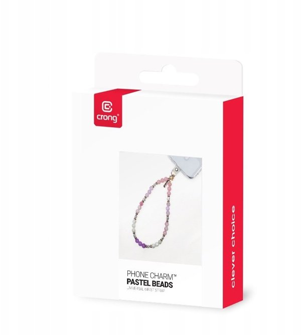 Crong Smycz zawieszka do telefonu Crong Phone Charm (Pastel Beads)
