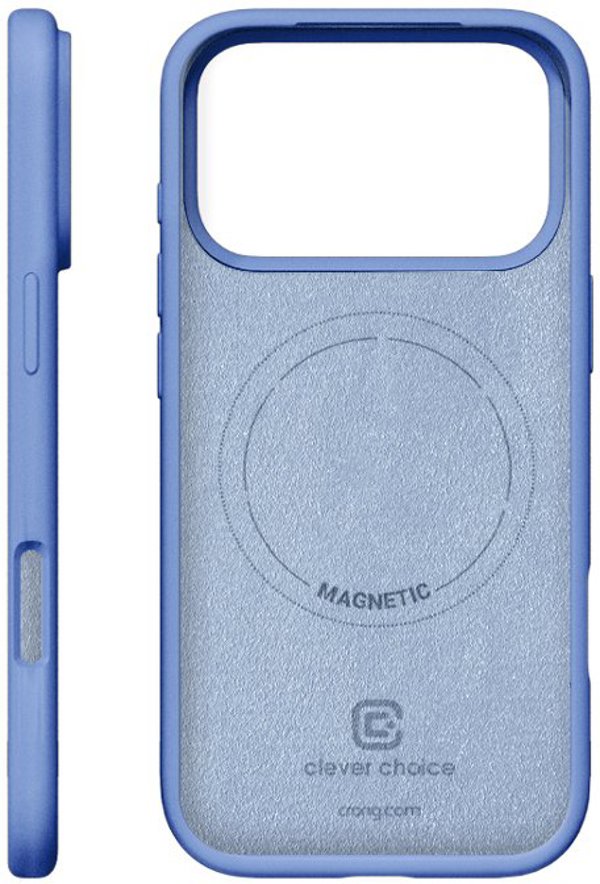 Crong Etui Color Cover Magnetic - iPhone 18 Pro / 17 Pro MagSafe niebieskie (CRGCOLRMIP1863PBLU)