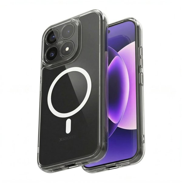 Crong Θήκη Hybrid Clear MagSafe για Xiaomi 13, Διαφανής