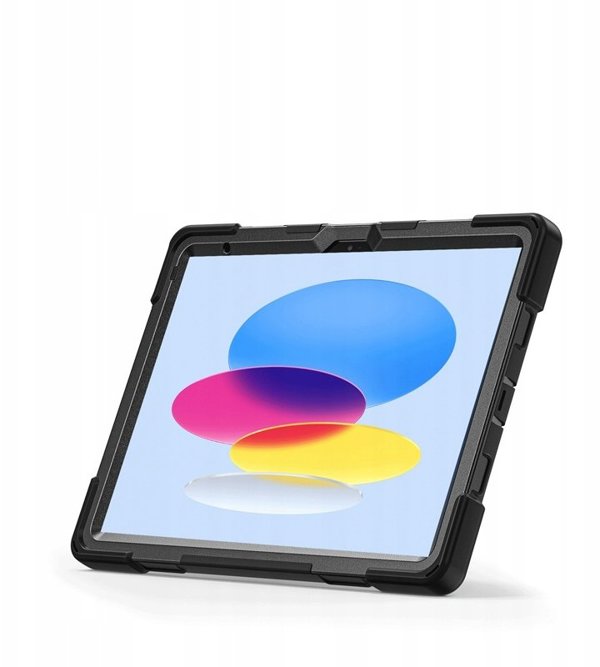 Crong Defender Plus – Pancerne etui iPad 11" A16 (2025) / 10.9" (2022) (czarny)