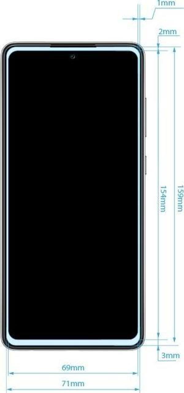 Crong 7D Nano Flexible Glass - Υβριδικό Προστατευτικό Οθόνης 9H για Samsung Galaxy A72