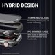 Crong Hybrid Watch Case για Apple Watch 41mm - Προστατευτική Θήκη με Ενσωματωμένο Γυαλί - Clear
