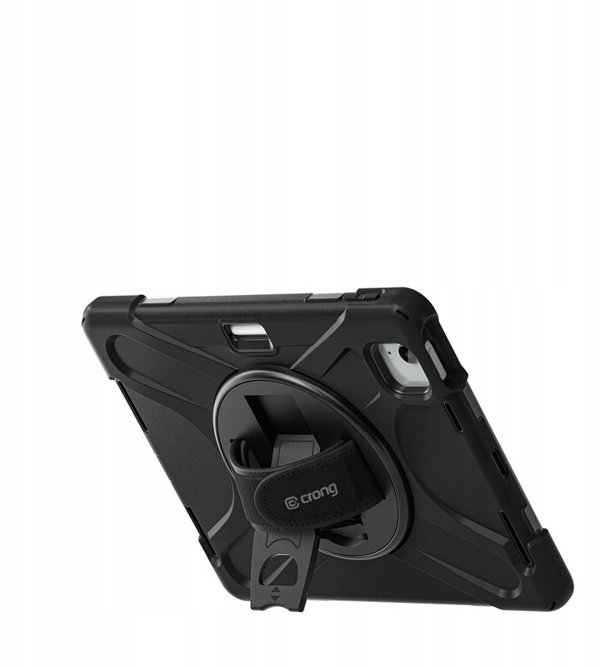 Crong Defender Plus – Pancerne etui iPad Air 11” M3 (2025) / M2 (2024) (czarny)