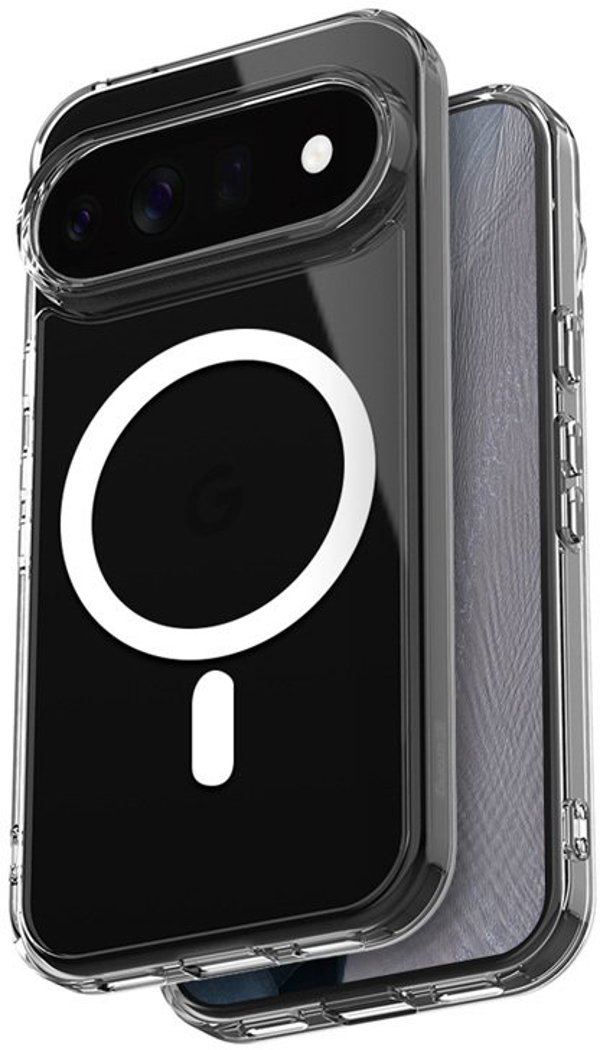 Crong Crong Hybrid Clear Magnetic - Etui MagSafe Google Pixel 11 Pro (przezroczysty)
