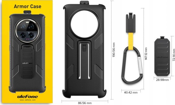 Crong Πολυλειτουργική θήκη για Ulefone Armor 23 Ultra