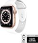 Crong Liquid Silicone Λουράκι για Apple Watch 38/40mm - Λευκό