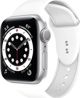 Crong Liquid Silicone Λουράκι για Apple Watch 38/40mm - Λευκό