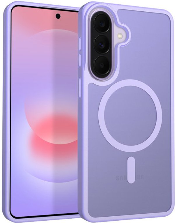 Crong Hybrid Matte Θήκη MagSafe για Samsung Galaxy A37 / A36 - Λεβάντα