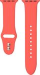 Crong Liquid Band Λουράκι για Apple Watch 38/40mm, Υγρή Σιλικόνη, Κοραλλί