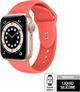 Crong Liquid Band Λουράκι για Apple Watch 38/40mm, Υγρή Σιλικόνη, Κοραλλί