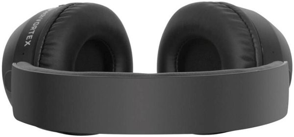 C-TECH Sluchátka Vortex BHS-01, Bezdrátová, Bluetooth, černá