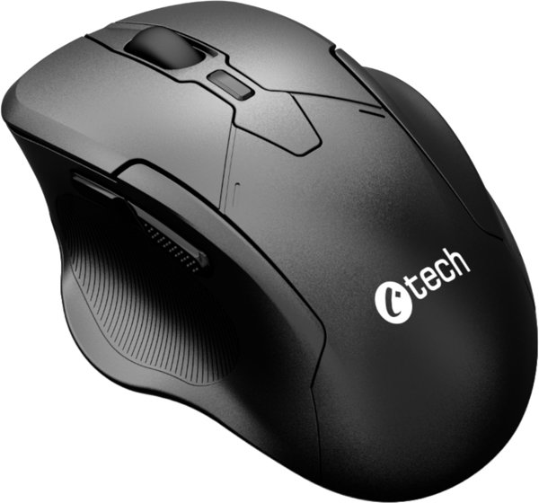 C-TECH Myš WLM-17, Bezdrátová, černá
