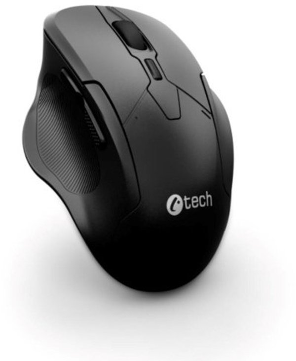 C-TECH Myš WLM-17, Bezdrátová, černá