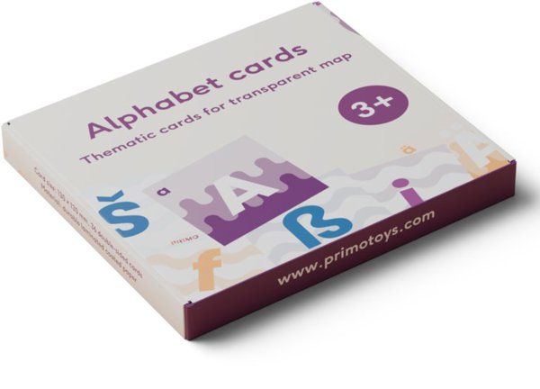 Cubetto MINT Coding Buchstabenkarten ABC für die transparente Matte ab 3 Jahren Geeignet für Montessori