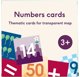 Cubetto MINT Coding Ziffern Karten 123 für Transparente Matte ab 3 Jahren Geeignet für Montessori