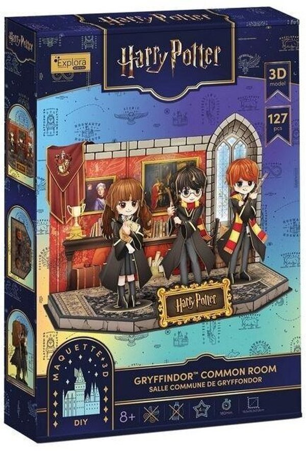 Cubicfun 3D Puzzle Harry Potter Κοινό Δωμάτιο Γρίφιντορ - 3301045403151