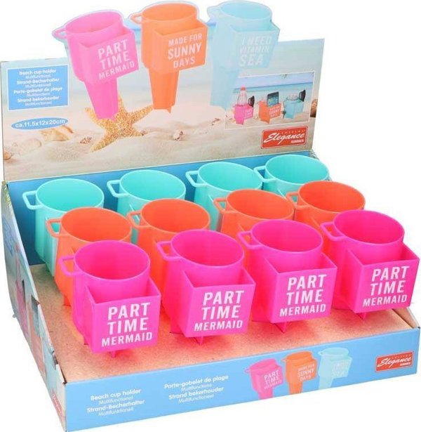Cuisine Elegance Βάση Στήριξης Ποτών Παραλίας για Άμμο, Beach Holder, Μπλε