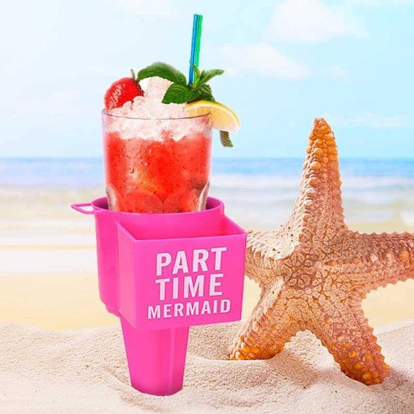 Cuisine Elegance Βάση Στήριξης Ποτών Παραλίας για Άμμο, Beach Holder, Μπλε