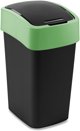 Κάδος Απορριμμάτων CURVER "FLIP BIN" 25L /ΜΑΥΡΟ/ΠΡΑΣΙΝΟ