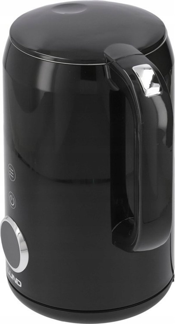 Toya LUND Ηλεκτρικός Βραστήρας 1.7L με Ρύθμιση Θερμοκρασίας, Μαύρο