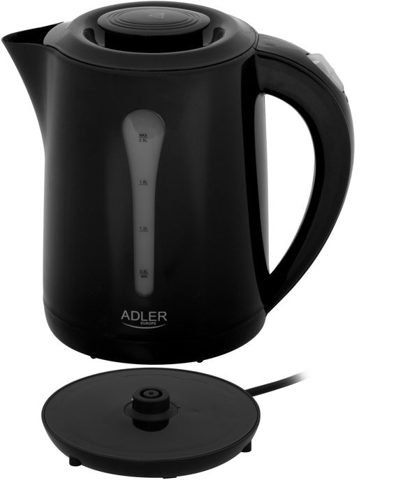 Adler Βραστήρας Νερού 2,5 L, Πλαστικός, Λευκός
