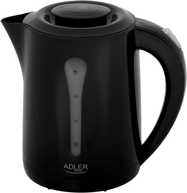 Adler Βραστήρας Νερού 2,5 L, Πλαστικός, Λευκός