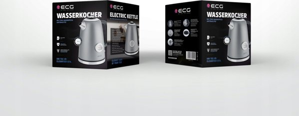 Βραστήρας ECG Kettle ECG RK 1700 Magnifica Anthracite
