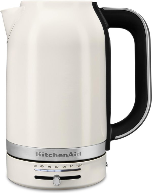 KitchenAid 5KEK1701EPL Ηλεκτρικός Βραστήρας 1.7L 2400W, Μαύρο/Ανοξείδωτο Ατσάλι