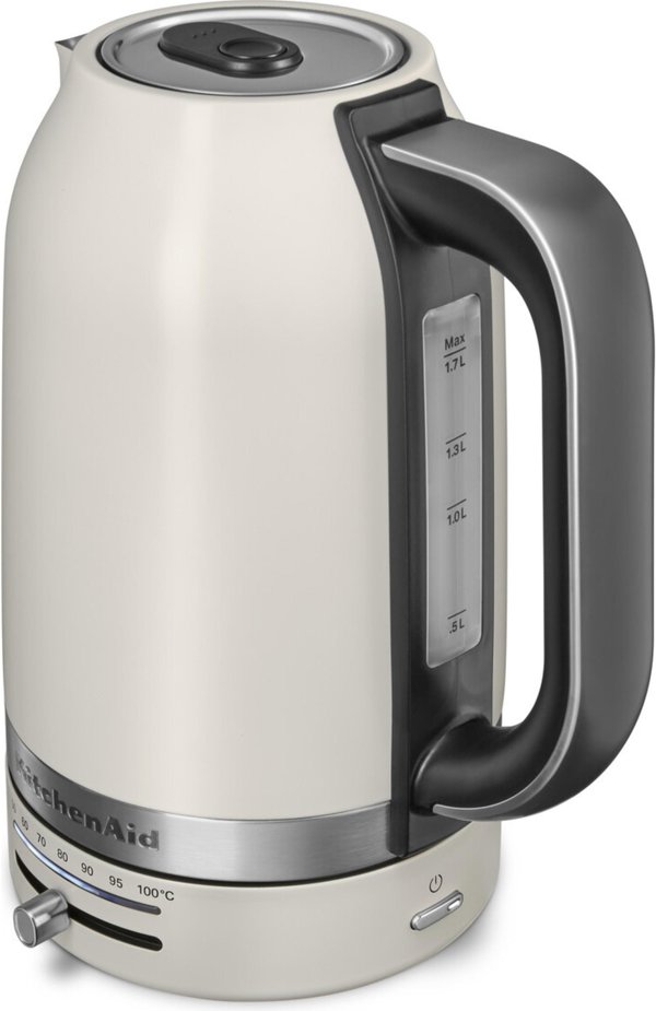 KitchenAid 5KEK1701EPL Ηλεκτρικός Βραστήρας 1.7L 2400W, Μαύρο/Ανοξείδωτο Ατσάλι